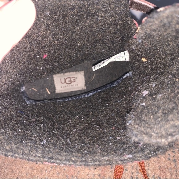 UGG Brown Decatur Nordic Snowflake Winter Boots 9 - Picture 4 of 13